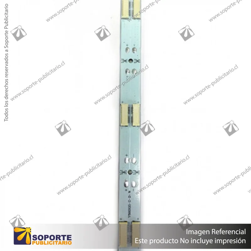 REGLETA DOBLE PARA LEDBACK FLAT