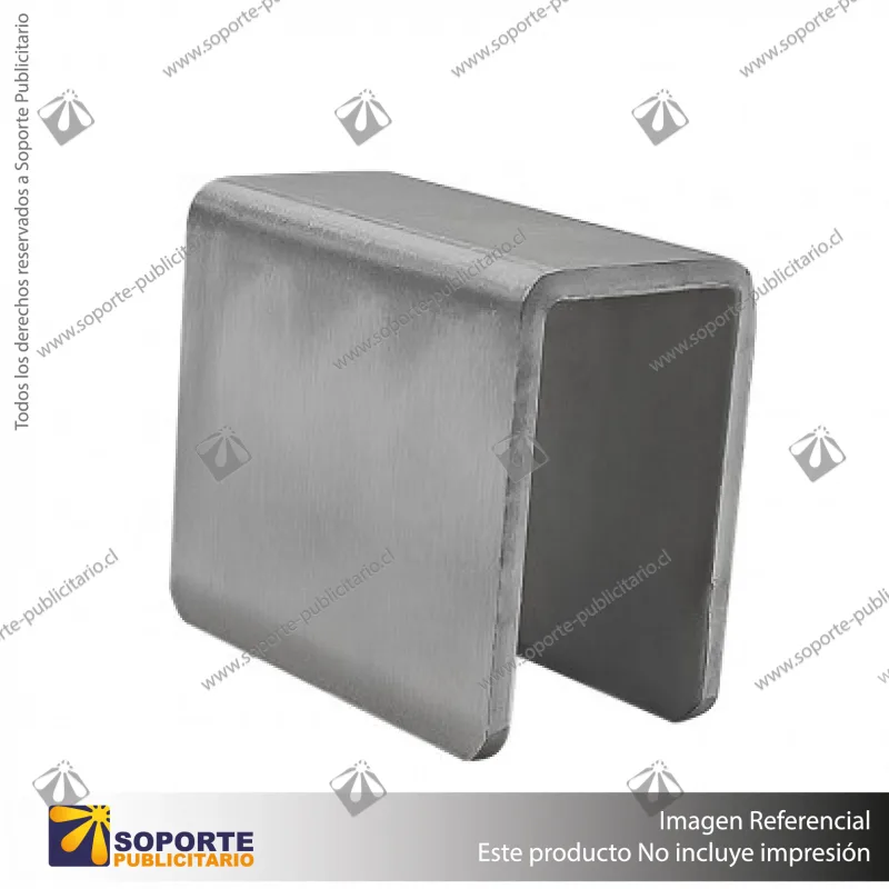 ENGANCHE UNIVERSAL U 20X40MM ACERO INOXIDABLE