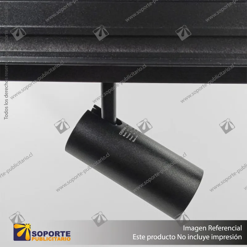 MONACO-FOCO TRACK LIGHT MAGNETICO CUERPO NEGRO 6W 48V 4000K
