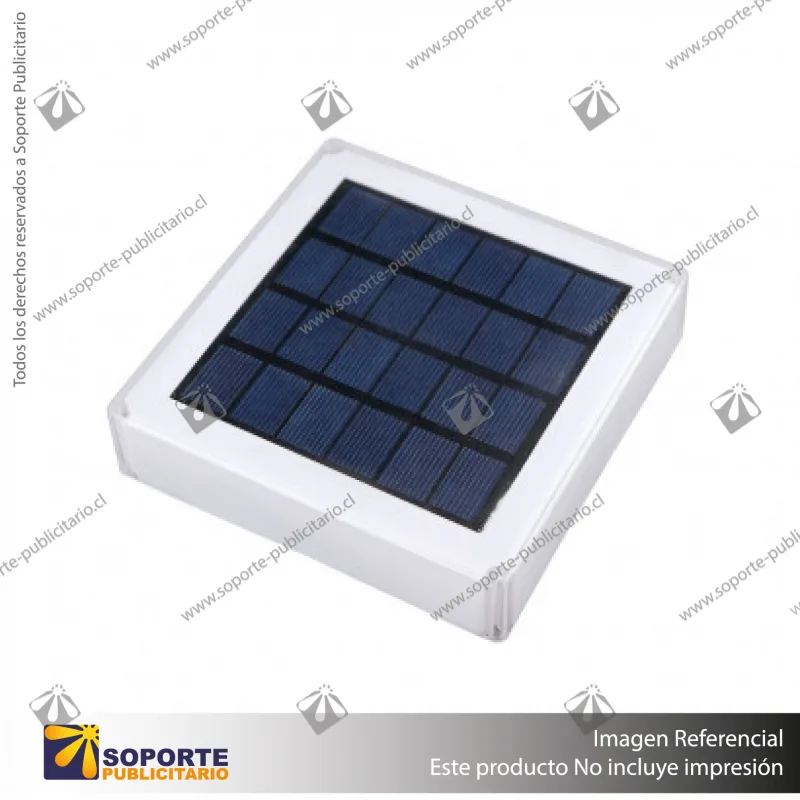 LAMPARA SOLAR S17 2W PILAR POSTE CON PANEL INTEGRADO COLOR 3 EN 1