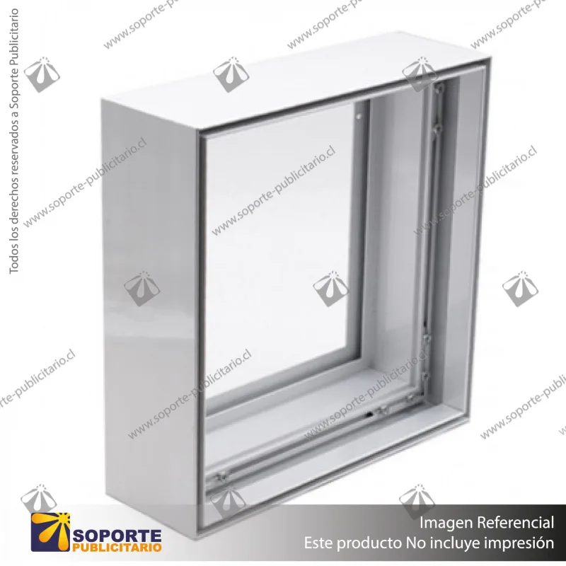 PERFIL FRAMELESS ALUMINIO 8 CM