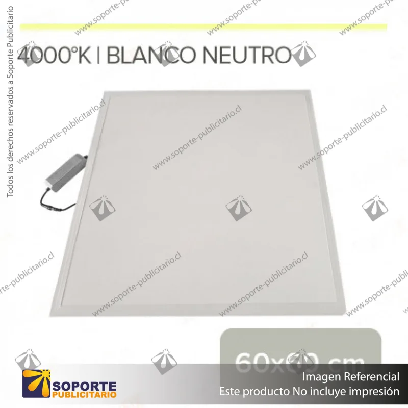 PANEL LED CUADRADO 60X60 CM 4000K