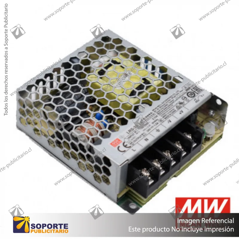 FUENTE DE PODER MEAN WELL 50W 24V LRS