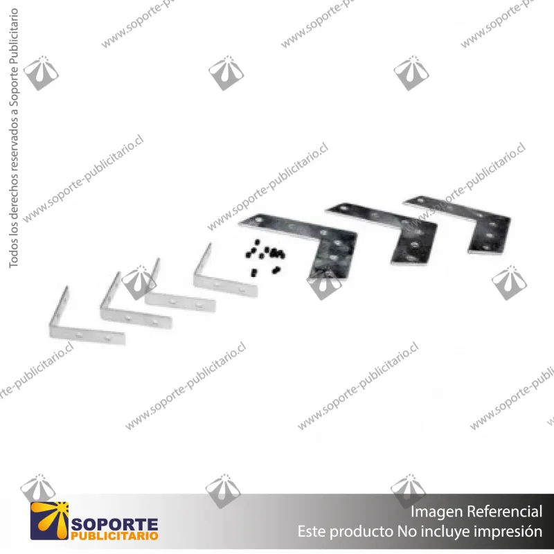 JUEGO DE CONECTORES PARA FRAMELESS 8 CM