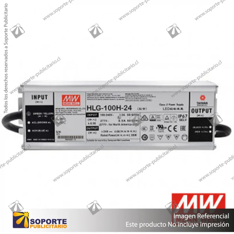 FUENTE DE PODER 100W 24V HLG
