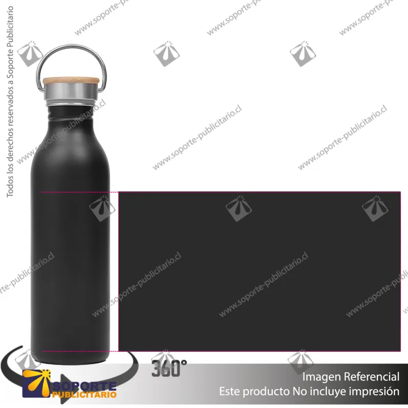 BOTELLA TOMS/NEGRO/NEGRO
