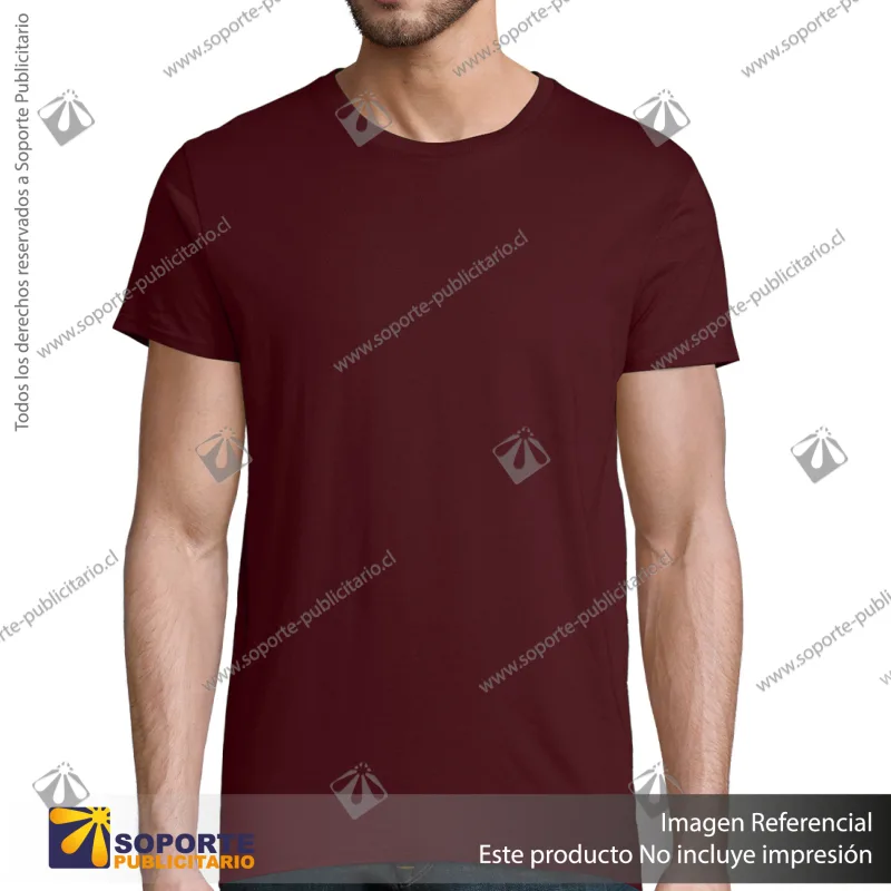 POLERA PIONEER HOMBRE/2XL/BURDEOS