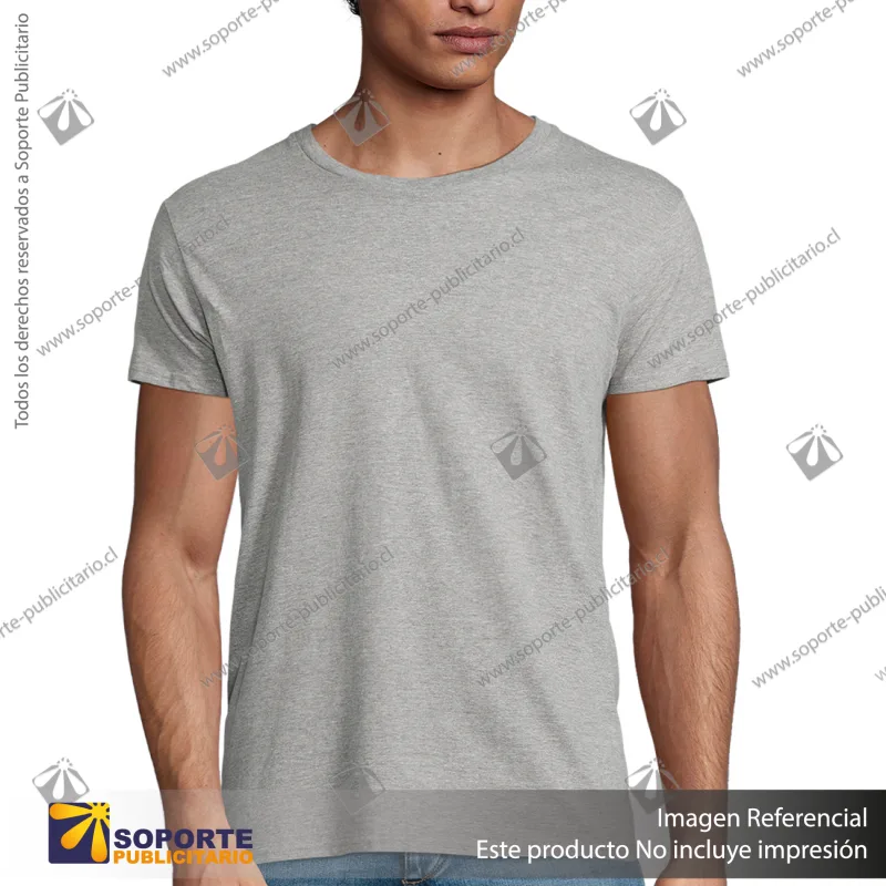POLERA PIONEER HOMBRE/S/GRIS CLARO