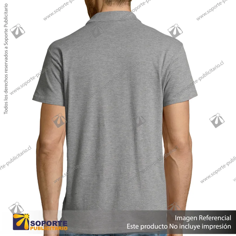 POLERA CON CUELLO SUMMER II/2XL/GRIS CLARO