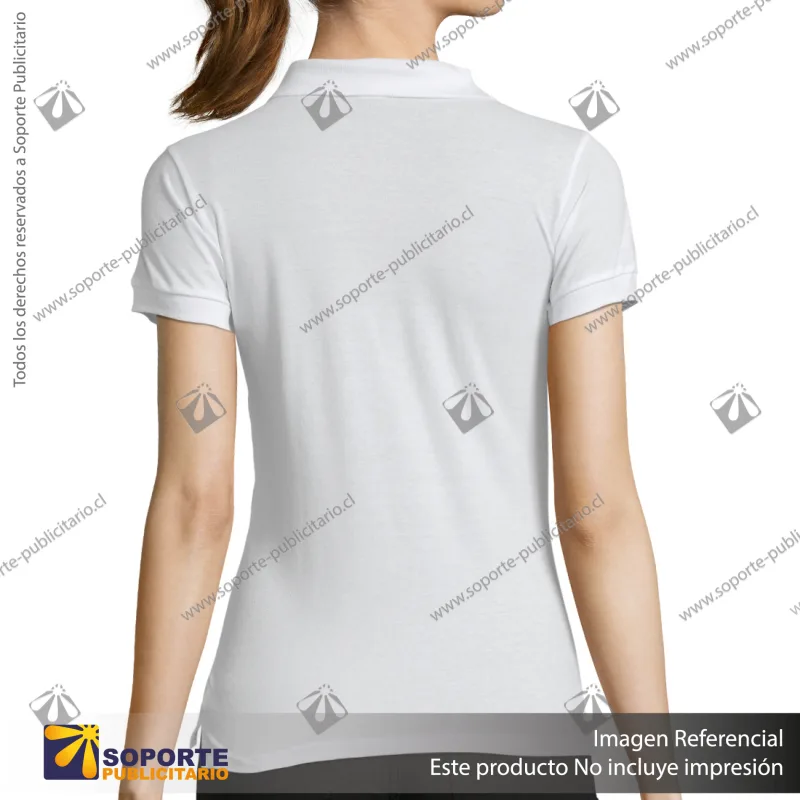 POLERA CON CUELLO PASSION/2XL/BLANCO