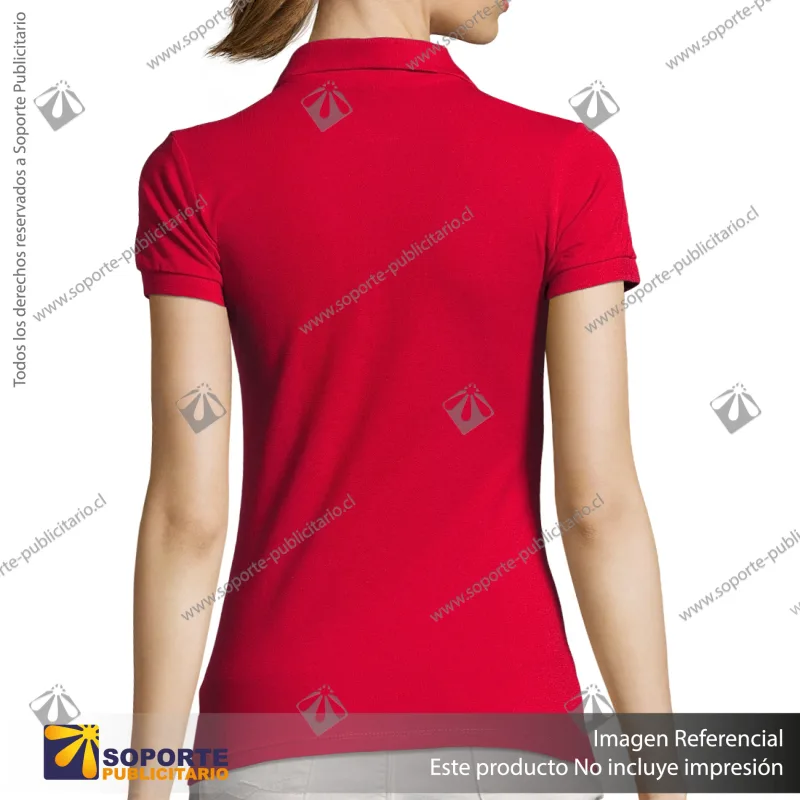 POLERA CON CUELLO PASSION/S/ROJO