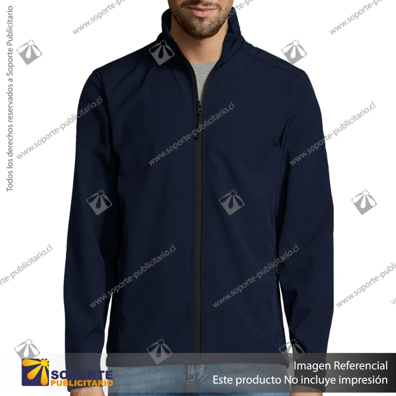 CHAQUETA SOFTSHELL RACE HOMBRE/2XL/AZUL