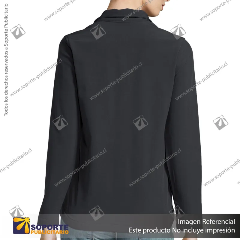 CHAQUETA SOFTSHELL RACE MUJER/X SMALL/NEGRO