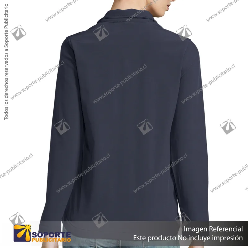 CHAQUETA SOFTSHELL RACE MUJER/M/AZUL