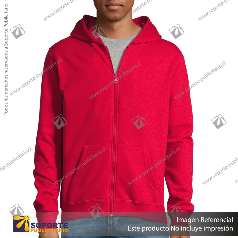 POLERON STONE/L/ROJO