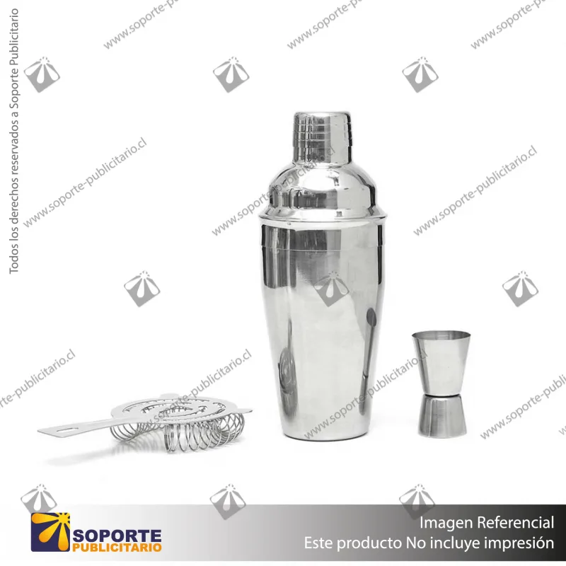 COCTAIL SET BARMAN/GRIS PLATA/GRIS PLATA