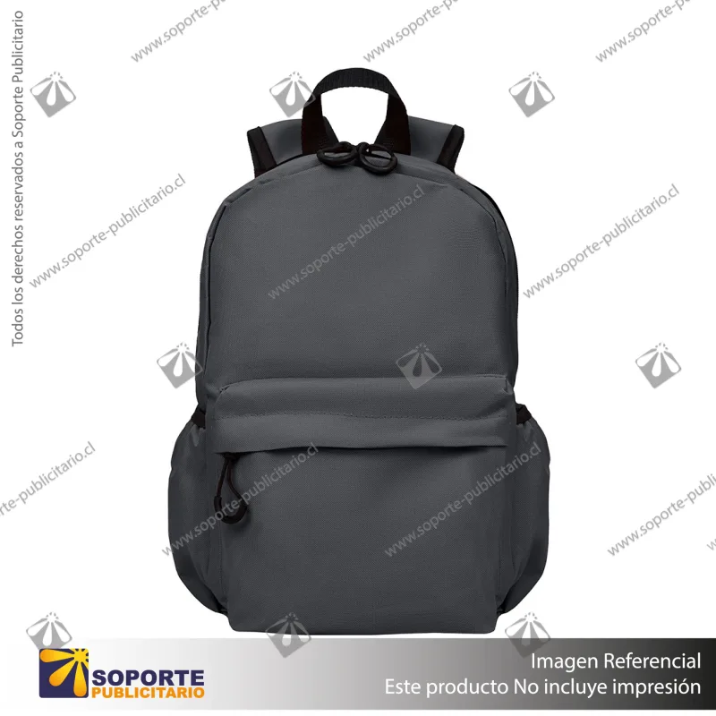 MOCHILA LISA/GRIS OSCURO/GRIS OSCURO