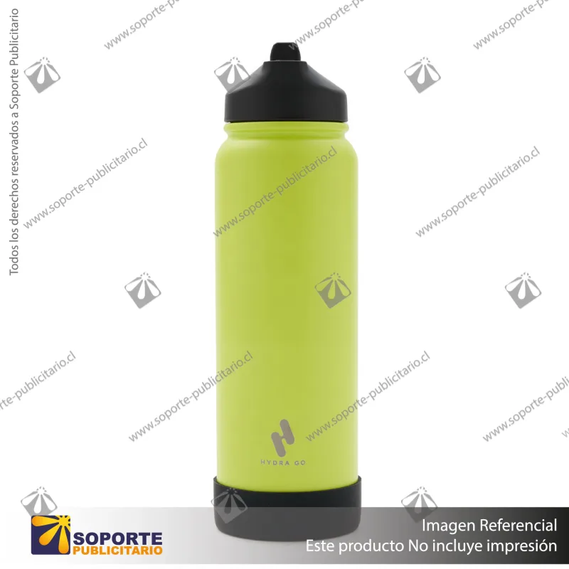 BOTELLA HYDRAGO 1200 ML/LIMA/NEGRO