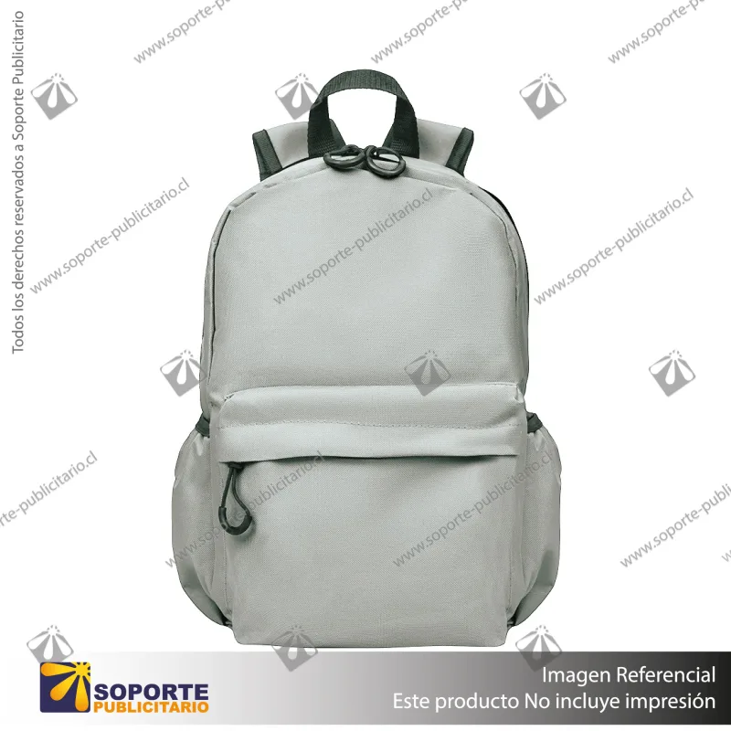 MOCHILA LISA/GRIS CLARO/GRIS CLARO