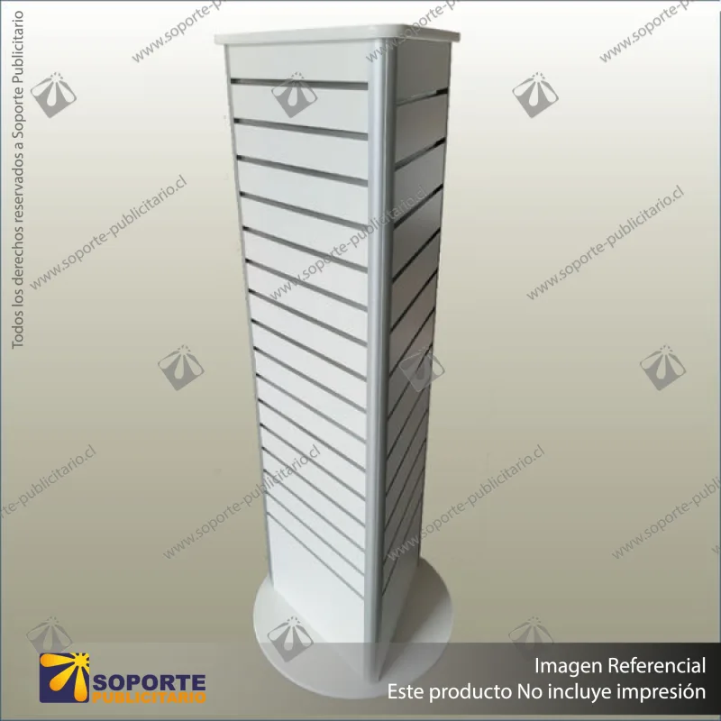 THREE-SIDED TRIANGULAR DISPLAY UNIT