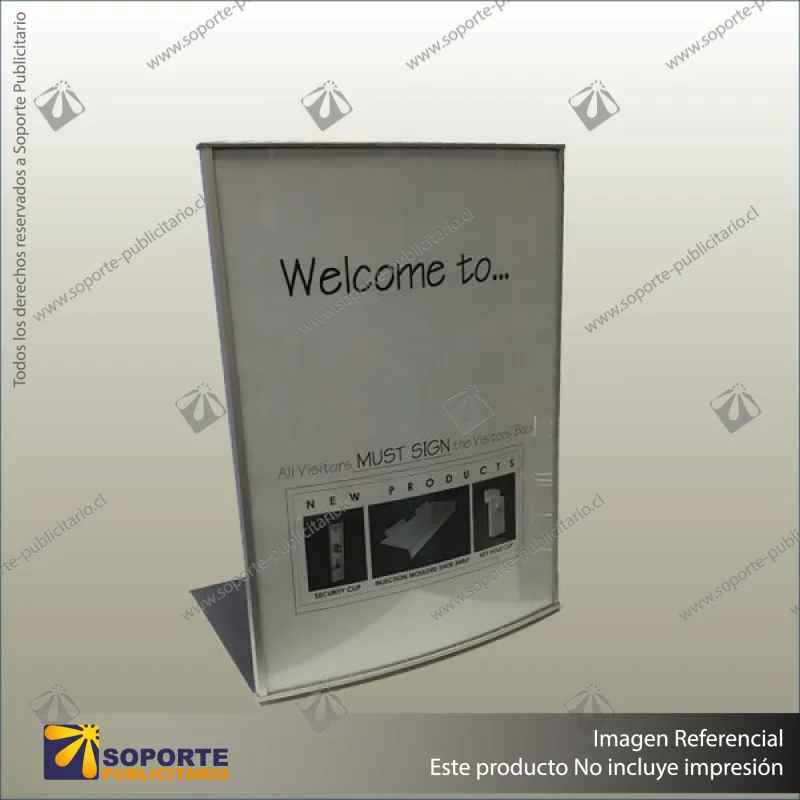 RADIUS SIGN FRAMES - TABLETOP