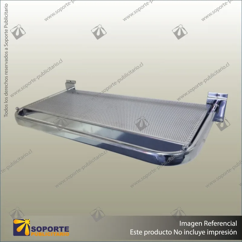 GARMENT RAIL WITH BUILT-IN SHELF