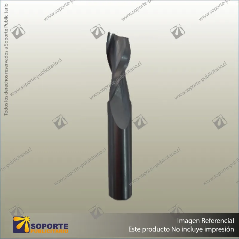 9.5MM SOLID CARBIDE DOUBLE FLUTE SPIRAL CUTTER