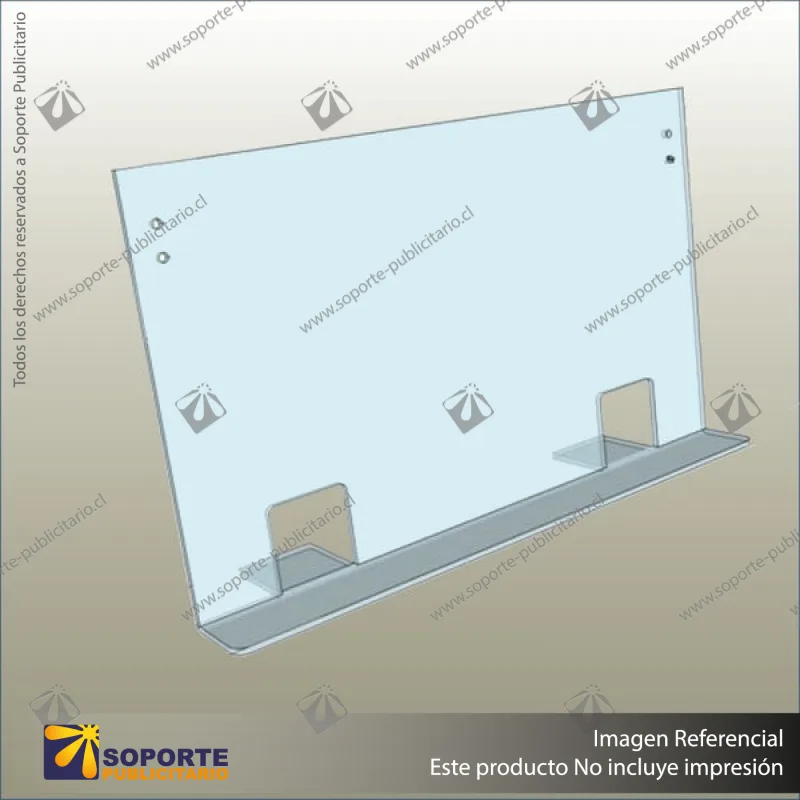 ACRYLIC SHELF DISPLAY 600MM