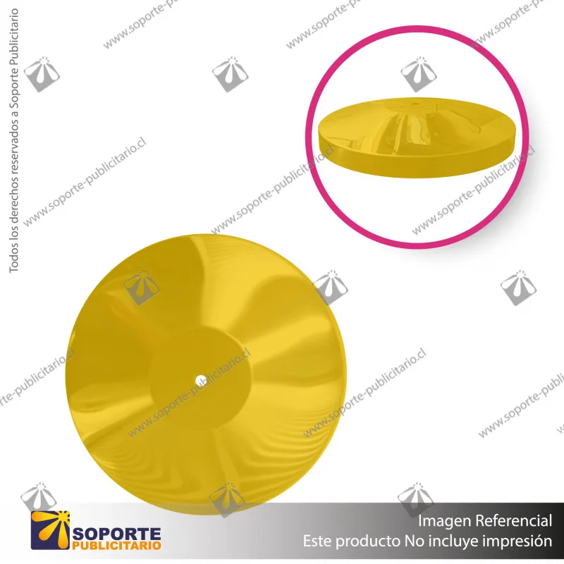 CUBRE BASE AMARILLO REPUESTO PARA SEPARADOR DE FILAS CINTA RETRACTIL