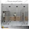 BIOMBO SEPARADOR AMBIENTES PA 10 MM SIN MARCO 105*200 CMS COLOR OPAL CON RUEDAS, foto 3