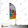 MASTIL CURVO VELA ALUMINIO 220*70 CMS PARA BANDERA PUBLICITARIA, foto 10