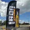 MASTIL CURVO VELA ALUMINIO 220*70 CMS PARA BANDERA PUBLICITARIA, foto 6