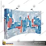 PANEL ARAÑA TEXTIL CURVO 6 CUERPOS (420*230 CMS) + CARRO BASICO + FOCOS HALOGENO, foto 1