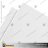 PLANCHA PVC SOPORTE PUBLICITARIO TIPO TROVICEL BLANCA 2MM 0.55 DENSIDAD 1.22X2.44 MTS - CAJA 15 UNID, foto 2