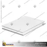 PLANCHA PVC SOPORTE PUBLICITARIO TIPO TROVICEL BLANCA 2MM 0.55 DENSIDAD 1.22X2.44 MTS - CAJA 15 UNID, foto 3