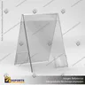 PORTA FOLLETO EN PORTA GRAFICA ACRILICO A3 (29.7*42 CMS) FORMATO A VERTICAL 2.5 MM, foto 2