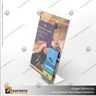 PORTA FOLLETO EN PORTA GRAFICA ACRILICO A3 (29.7*42 CMS) FORMATO L VERTICAL 2.5 MM, foto 4