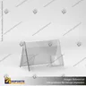 PORTA FOLLETO EN PORTA GRAFICA ACRILICO A4 (21*29.7 CMS) FORMATO A HORIZONTAL 2 MM, foto 3