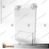 PORTA FOLLETO EN PORTA GRAFICA ACRILICO A5 (14.8*21 CMS) FORMATO MURO VERTICAL 1.5 MM, foto 2