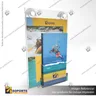 PORTA FOLLETO EN PORTA GRAFICA ACRILICO A5 (14.8*21 CMS) FORMATO MURO VERTICAL 1.5 MM, foto 3