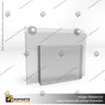 PORTA FOLLETO EN PORTA GRAFICA ACRILICO A6 (10.5*14.8 CMS) FORMATO MURO HORIZONTAL 1.5 MM, foto 5