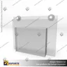 PORTA FOLLETO EN PORTA GRAFICA ACRILICO A6 (10.5*14.8 CMS) FORMATO MURO HORIZONTAL 1.5 MM, foto 6