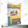 PORTA GRAFICA ACRILICO CON TARJETERO A3 (29.7*42 CMS) MURO VERTICAL 2 MM + VENTOSAS, foto 2