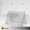 TARJETERO EN PORTA GRAFICA ACRILICO A3 (29.7*42 CMS) FORMATO A HORIZONTAL 2.5 MM, foto 6