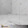 TARJETERO EN PORTA GRAFICA ACRILICO A3 (29.7*42 CMS) FORMATO T VERTICAL 2.5 MM, foto 9