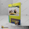 TARJETERO EN PORTA GRAFICA ACRILICO A3 (29.7*42 CMS) FORMATO T VERTICAL 2.5 MM, foto 2