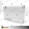 TARJETERO EN PORTA GRAFICA ACRILICO A5 (14.8*21 CMS) FORMATO MURO HORIZONTAL 1.5 MM, foto 1