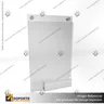 TARJETERO EN PORTA GRAFICA ACRILICO A5 (14.8*21 CMS) FORMATO MURO VERTICAL 1.5 MM, foto 4