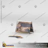 TARJETERO EN PORTA GRAFICA ACRILICO A6 (10.5*14.8 CMS) FORMATO A HORIZONTAL 1.5 MM, foto 5