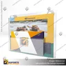 TARJETERO EN PORTA GRAFICA ACRILICO A6 (10.5*14.8 CMS) FORMATO MURO HORIZONTAL 1.5 MM, foto 4